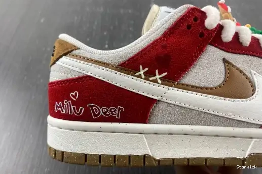 Green Brown Red 85 Low White Christmas SB DO9457-112 Dunk Nike 0504